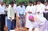 Bishop lays foundation stone for new church in Kokkada